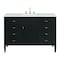 James Martin Vanities 48'' Vanity, Carbon Oak w/ 3 CM Ethereal Noctis Quartz Top 485-V48-CBO-3ENC - alternate 1